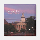 Annapolis Maryland State House Frigo Magnet (Devant)
