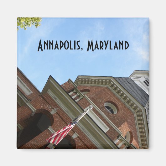 Annapolis, MD gerechtsgebouw magneet (Voorkant)