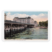 Annapolis MD, Naval, Midshipmen, Vintage Magneet (Horizontaal)