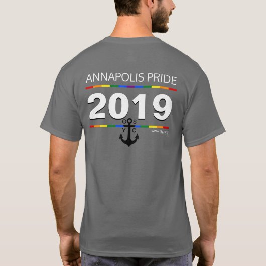 Annapolis Pride 2019 OSYC TShirt (Dos)
