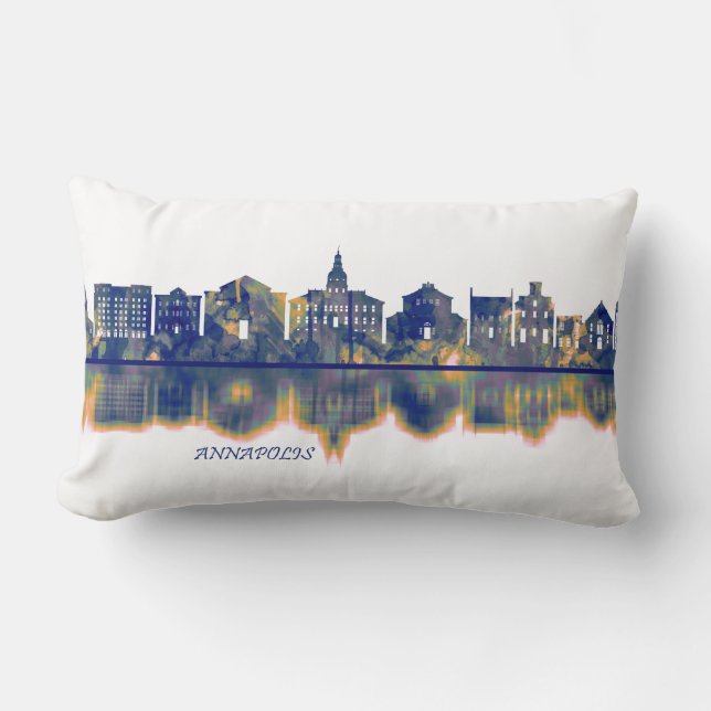 Annapolis Skyline Kussen (Voorkant)