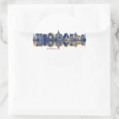 Annapolis Skyline Ronde Sticker (Tas)