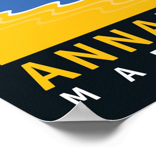 Annapolis, woensdag om 12.00 uur poster (Hoek)