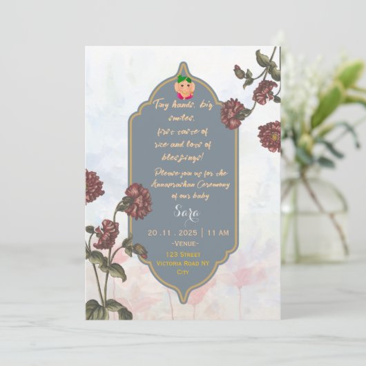 Annaprashan Ceremony Invitations  (Debout devant)