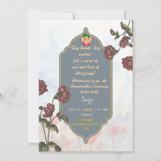 Annaprashan Ceremony Invitations  Kaart
