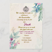 Annaprashan Ceremony Invitations Kaart (Voorkant)