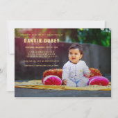 Annaprashan First Rice Ceremony Photo Kaart (Voorkant)