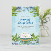 Annaprashan invite & Invitation de cérémonie numér (Debout devant)