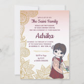 Annaprashan Première Cérémonie de riz Invitation (Devant)