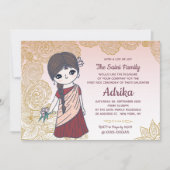 Annaprashan Première Cérémonie de riz Invitation (Devant)