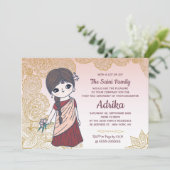 Annaprashan Première Cérémonie de riz Invitation (Debout devant)