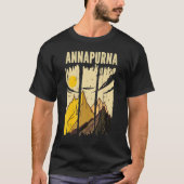 Annapurna bergtop klimmer t-shirt (Voorkant)