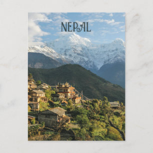 Annapurna Narchyang Nepal Briefkaart