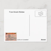 AnnaRuth's Cabbage Rolls Recipe Briefkaart (Achterkant)