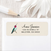 Anna's Hummingbird Address Label (Insitu)