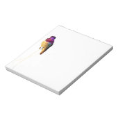 Anna's Hummingbird Foto Notitieblok (Gedraaid)