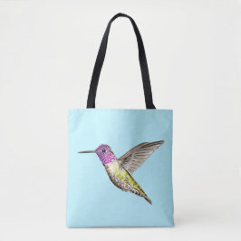Anna's Hummingbird Illustratie Draagtas