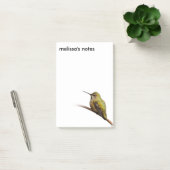 Anna's Hummingbird op Scarlet Trumpetvine Post-it® Notes (Kantoor)