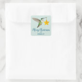 Anna's Hummingbird Square Sticker (Sac)