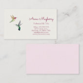 Anna's Hummingbird Visitekaartje (Voorkant / Achterkant)