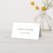 Anna's Hummingbird Wedding Place Card (Achterkant)