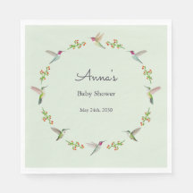 Anna's Hummingbirds baby Shower
