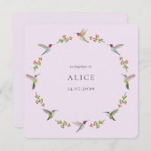 Anna's Hummingbirds Baptism (Voorkant / Achterkant)