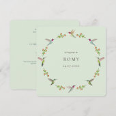 Anna's Hummingbirds Baptism (Voorkant / Achterkant)