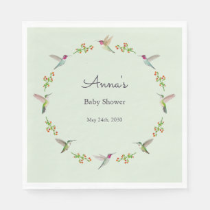 Anna's Kolibrie Baby Shower Servet