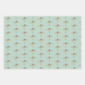 Anna's kolibriepatroon inpakpapier vel (Voorkant 2)