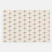 Anna's kolibriepatroon inpakpapier vel (Voorkant)