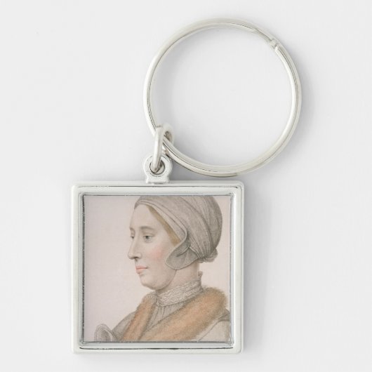 Anne Boleyn (1507-36), gegraveerd door Francesco B Sleutelhanger (Voorkant)