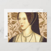 Anne Boleyn Briefkaart (Voorkant / Achterkant)