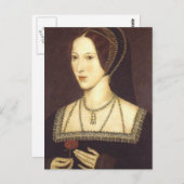 Anne Boleyn Briefkaart (Voorkant / Achterkant)