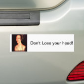 Anne Boleyn Bumpersticker (Op auto)