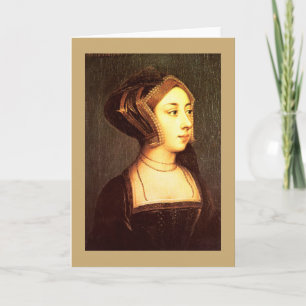 Anne Boleyn echtgenote Henry VIII Wenskaart Kaart