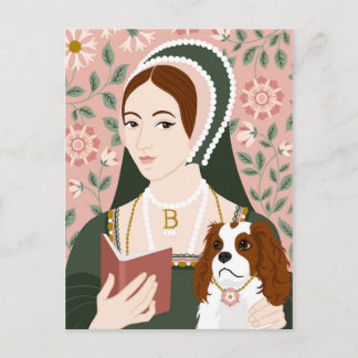 Anne Boleyn Illustratie Dank u kaart