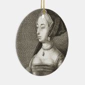 Anne Boleyn Keramisch Ornament (Rechts)