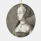 Anne Boleyn Keramisch Ornament (Links)