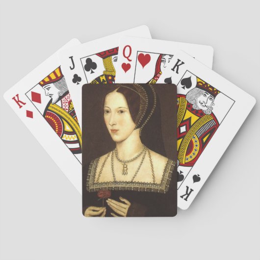 Anne Boleyn speelkaarten (Achterkant)