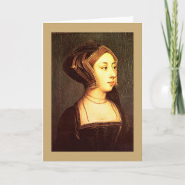 Anne Boleyn vrouw Henry VIII Wenskaart Kaart