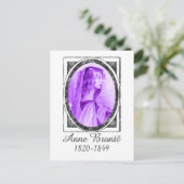 Anne Brontë Briefkaart (Staand voorkant)