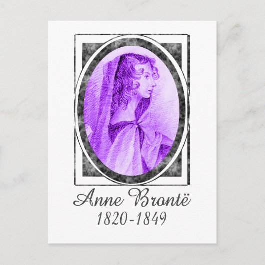 Anne Brontë Briefkaart (Voorkant)
