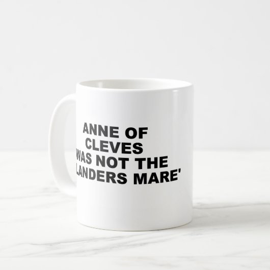 Anne de Cleves Mug (Devant gauche)