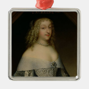 Anne de Gonzaga Princess Palatine Metalen Ornament