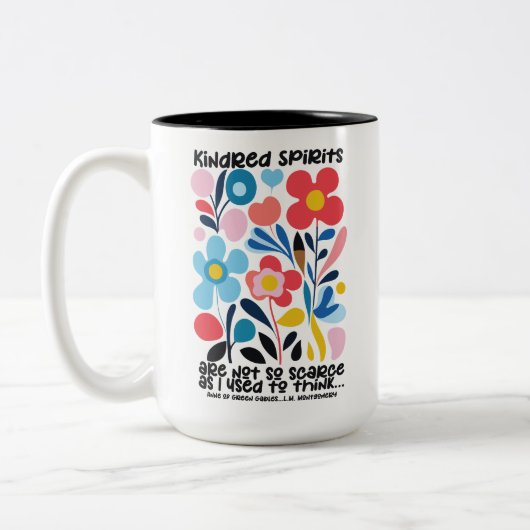 Anne de Green Gables Kindred Spirits Coffee Mug (Gauche)