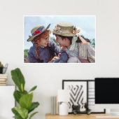 Anne en Diana Poster (Thuiskantoor)