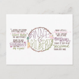 Anne & Gilbert Briefkaart