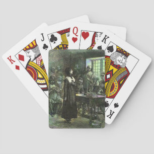 Anne Hutchinson over het proces Pokerkaarten