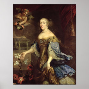 Anne-Marie d'Orleans Duchess van Montpensioner Poster